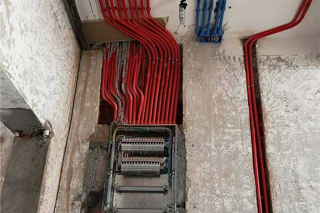 哈尔滨二手房装修公司施工现场 哈尔滨二手房装修公司工地