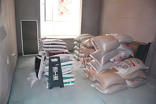 哈尔滨性价比高一点的装修公司材料堆放 哈尔滨性价比高一点的装修公司