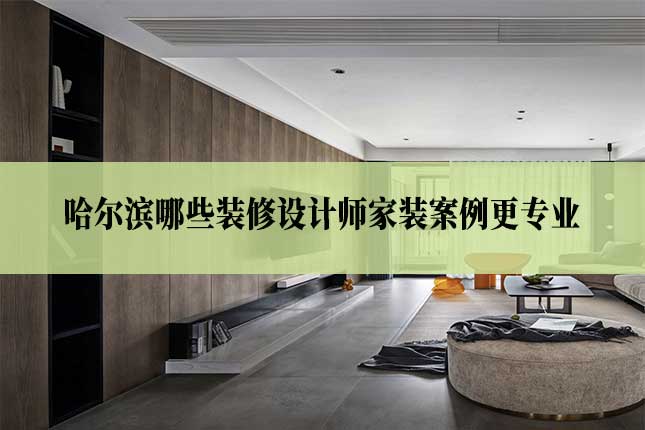 哈尔滨哪些装修设计师家装案例更专业主图 哈尔滨哪些装修设计师家装案例更专业