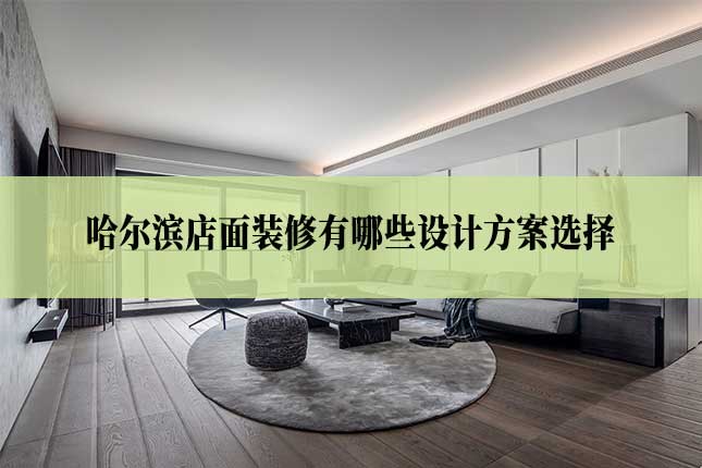 哈尔滨店面装修有哪些设计方案选择