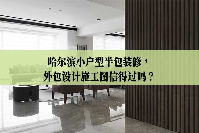 哈尔滨小户型半包装修,外包设计施工图信得过吗封面 哈尔滨小户型半包装修,外包设计施工图信得过吗主图